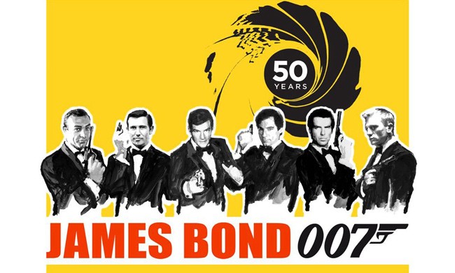 The name’s Bond：Bond 50 詹姆士·邦德50周年蓝光合集（23部，含Skyfall）